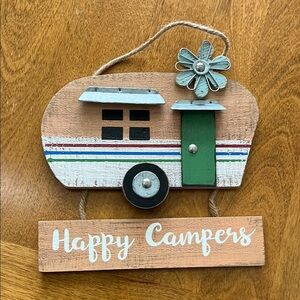 Rustic Happy Campers Wall Decor